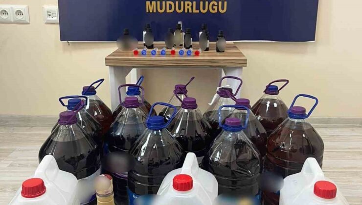 Sandıklı’da sahte alkol operasyonu