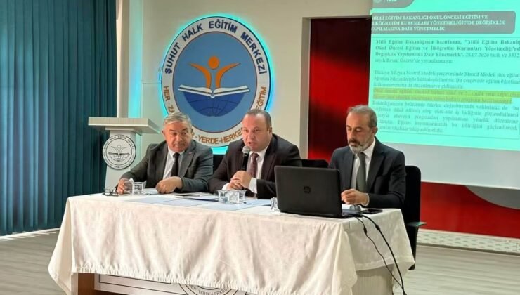 Şuhut’ta yeni eğitim öğretim yılı öncesi güvenlik toplantısı