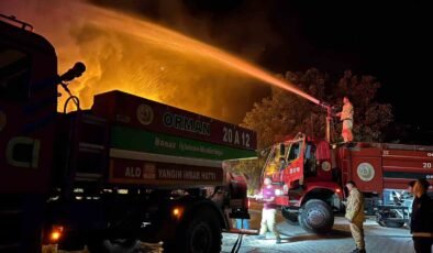 Uşak’ta dubleks evde çıkan yangın söndürüldü