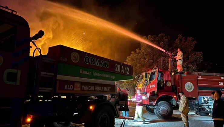 Uşak’ta dubleks evde çıkan yangın söndürüldü