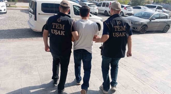 Uşak’ta FETÖ firarisi hükümlü yakalandı