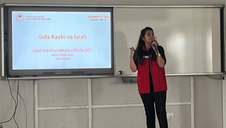 Uşak’ta öğrencilere gıda kaybı ve israfına karşı farkındalık eğitimi