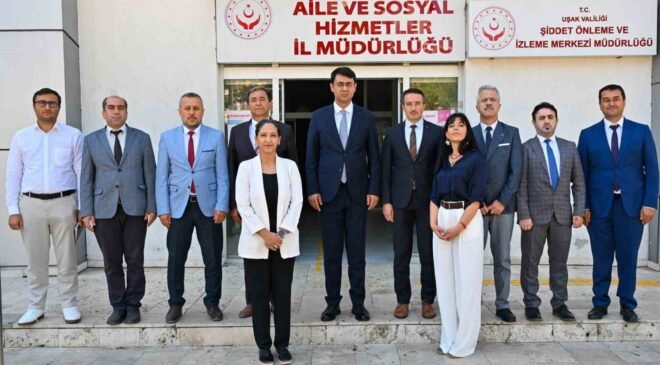 Uşak’ta sosyal hizmet çalışmaları değerlendirildi