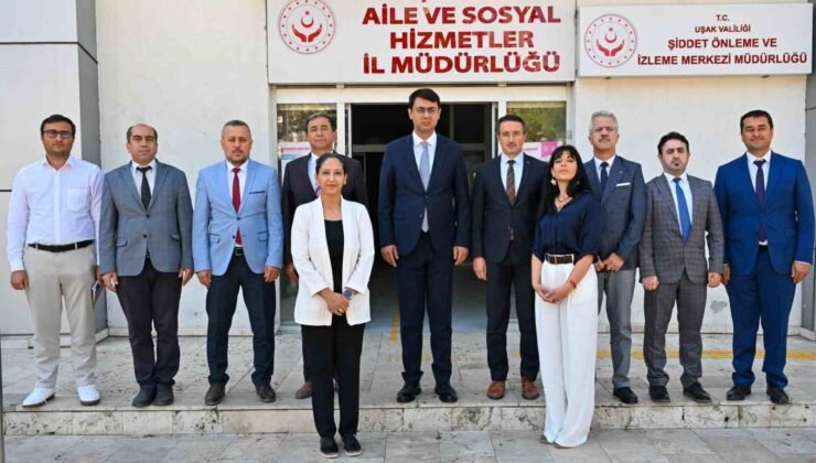 Uşak’ta sosyal hizmet çalışmaları değerlendirildi