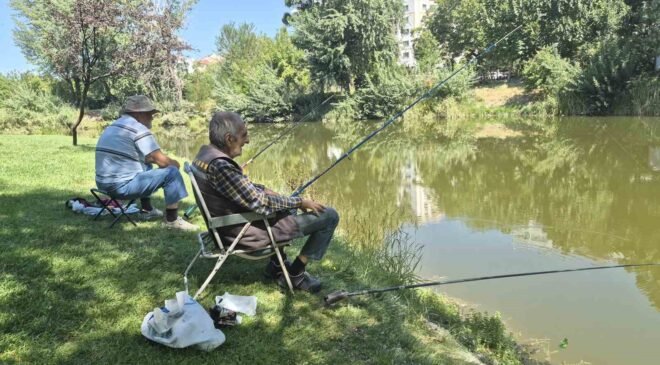 Yaşlı adam betonlaşmadan kaçıp su kenarına sığınıyor