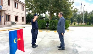 Yüzbaşı rütbesine yükselen Osmaneli İlçe Jandarma Komutanı Soy’a başarı dileği