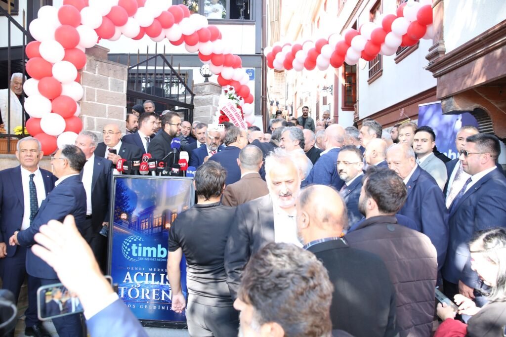 Ankara’da medya zirvesi: TİMBİR’in yeni Genel Merkezi törenle açıldı