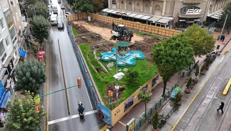 Büyükşehirden Kent Merkezine Yeni Meydan Düzenlemesi