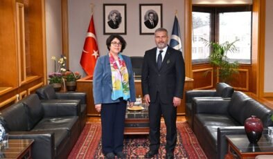 ESOGÜ Rektörü Gümüşsoy’dan Rektör Adıgüzel’e iadei ziyaret