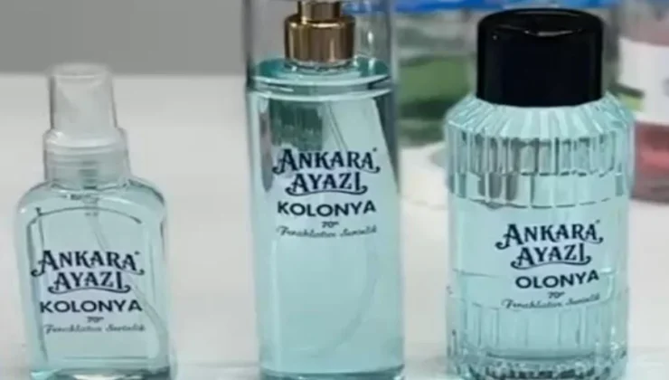 Ankara’nın meşhur ayazı kolonyaya dönüştürüldü
