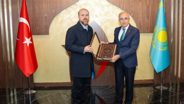 Bilal Erdoğan, Prof. Dr. Hüseyin Karaman’ı ziyaret etti