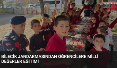 Bilecik Jandarmasından Öğrencilere Milli Değerler Eğitimi