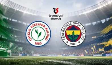Çaykur Rizespor 0-3 Fenerbahçe | Maç sonucu ve özeti