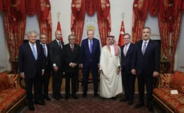 Cumhurbaşkanı Erdoğan, İstanbul'da dışişleri bakanlarını kabul etti