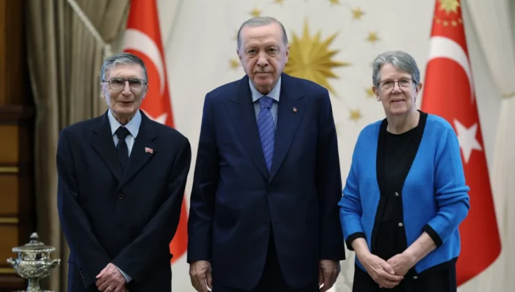 Cumhurbaşkanı Erdoğan, Nobel ödüllü Aziz Sancar ile görüştü