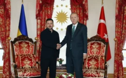 Cumhurbaşkanı Erdoğan, Zelenskiy ile Dolmabahçe’de bir araya geldi