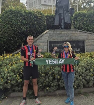 Eskişehirli Atletlerden Büyükada’da Çifte Kürsü! Cenk Algın Birinci, Bahar Sezer Algın İkinci oldu