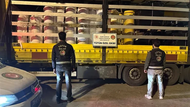 Gümrük Muhafaza ekiplerinden 125 milyon liralık operasyon