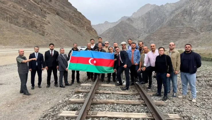 Zengezur Koridoru'nda demir yolu çalışmaları sürüyor