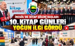 İnegöl’de kitap şöleni başladı: 10. Kitap Günleri yoğun ilgi gördü