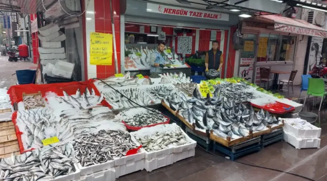 Kırıkkale'de balık tezgâhları şenlendi