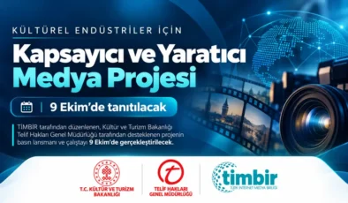 Kültürel Endüstriler İçin Kapsayıcı ve Yaratıcı Medya Projesi 9 Ekim’de tanıtılacak