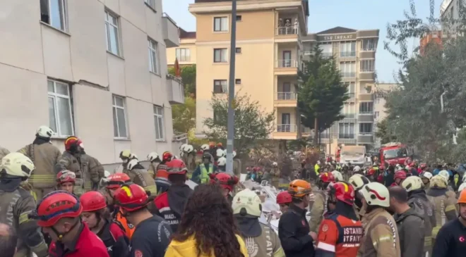 Maltepe'de çöken binada arama kurtarma sona erdi: 5 kişi hayatını kaybetti