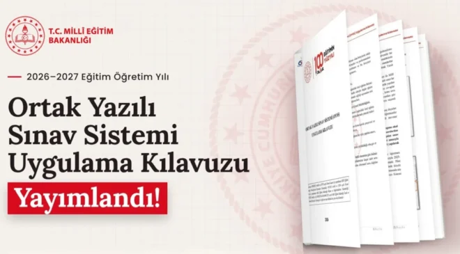 MEB'den okullarda yeni sınav sistemi: Ortak Yazılı Sınav Sistemi geliyor