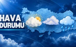 Meteoroloji'den hafta sonu için yağış uyarısı