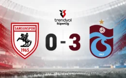 Samsunspor 0-3 Trabzonspor: Karadeniz derbisinde net galibiyet