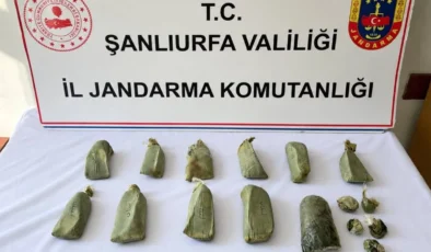 Şanlıurfa’da 5,5 kilo esrar ele geçirildi
