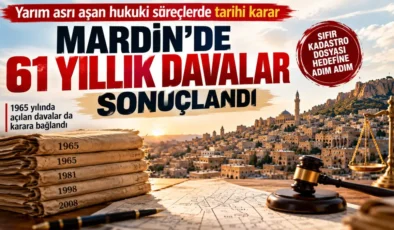 Sıfır kadastro dosyası hedefine adım adım yaklaşılıyor