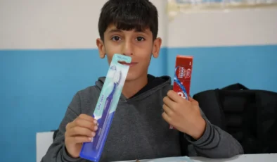 Silopi’de öğrencilere Kızılay’dan hijyen desteği