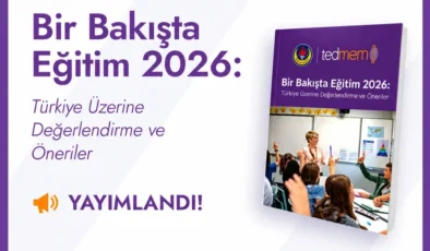 TEDMEM’den eğitim raporu: Her üç gençten biri eğitim ve istihdam dışında