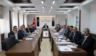Vali Bozkurt Başkanlığında Kaymakamlar Toplantısı yapıldı