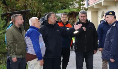 Zonguldak Valisi Hacıbektaşoğlu yağıştan etkilenen bölgeleri inceledi